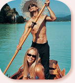 Badespass am Presseggersee