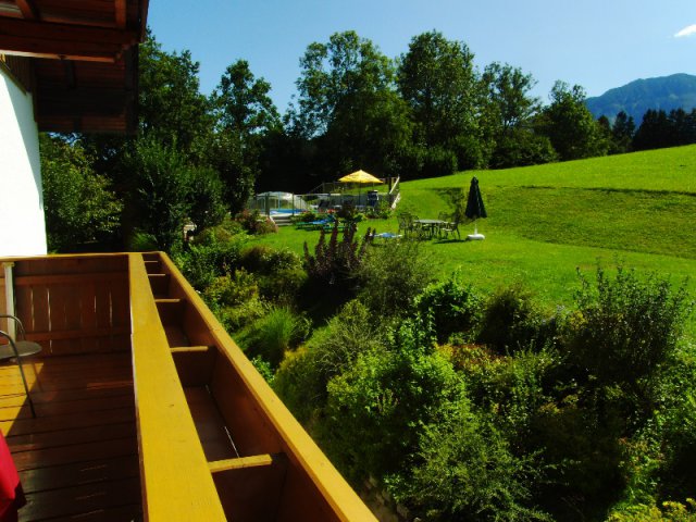Blick vom Schlafzimmer
